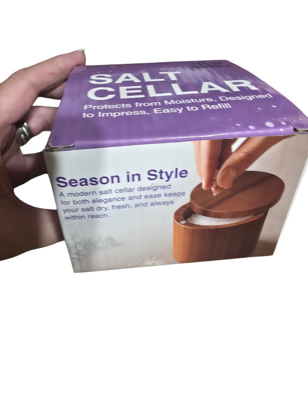 Salt Cellar Season in Style - Purple & White Box